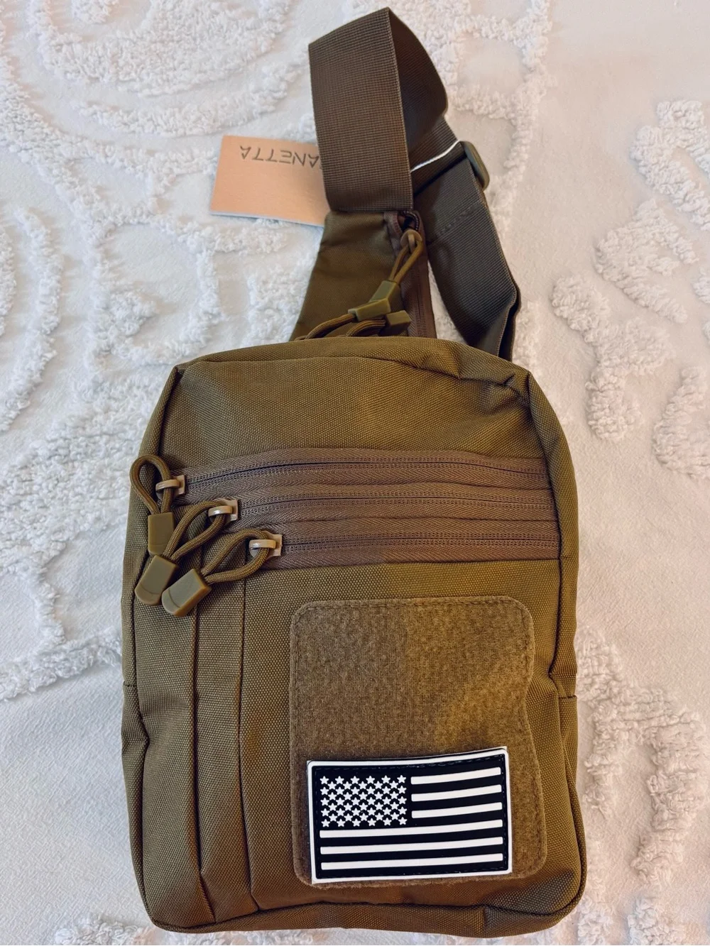 Manetta Tactical Concealed Carry Crossbody Bag Shoulder Chest Pack Range Sling